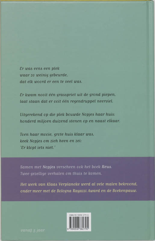 Achterkant van Nopjes