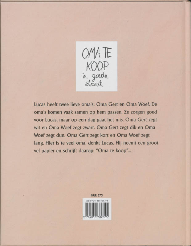 Achterkant van Oma te koop