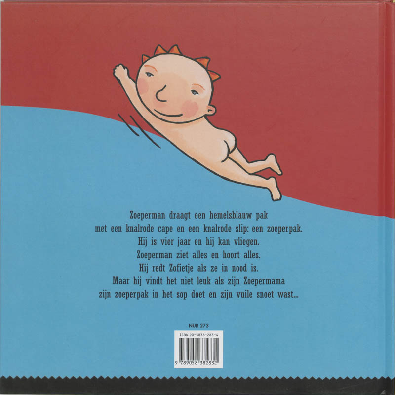 Achterkant van Zoeperman