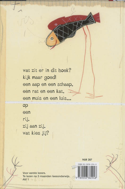Achterkant van Dag dier!