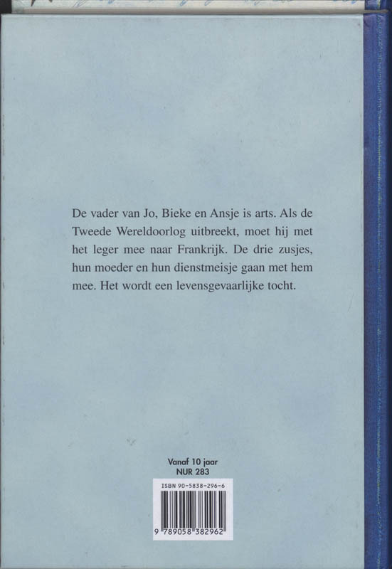 Achterkant van Op de vlucht