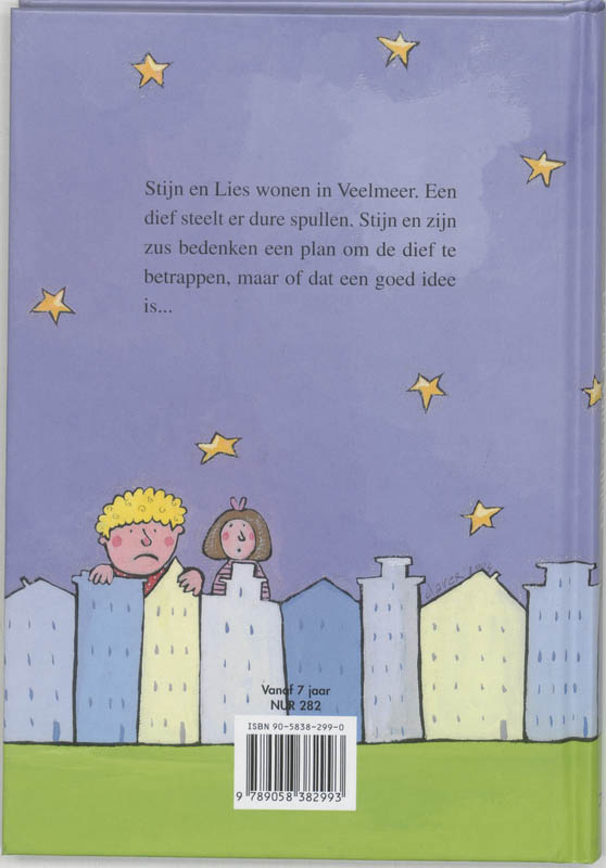 Achterkant van De dief van Veelmeer