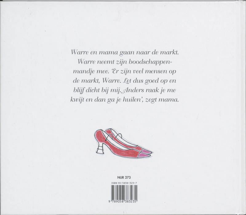 Achterkant van De schoenen van mama