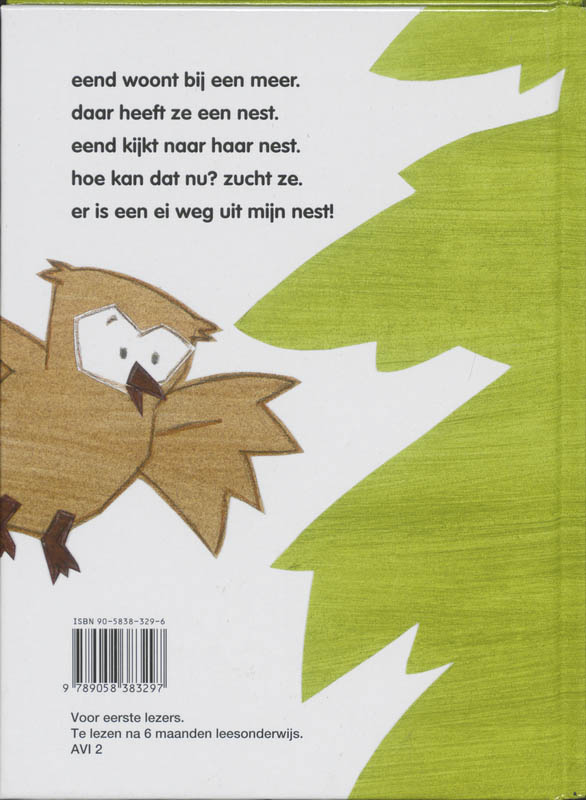 Achterkant van Het ei van eend