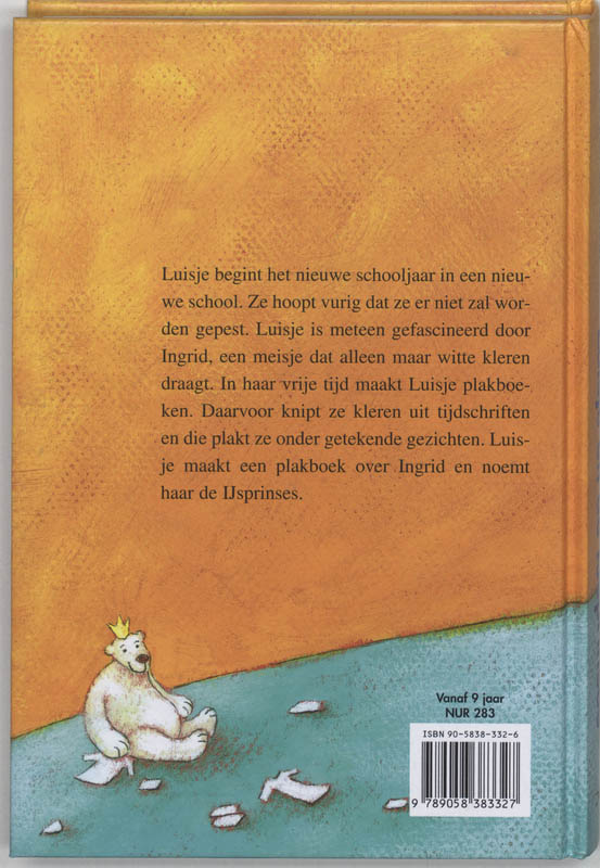 Achterkant van Luisje en de ijsprinses