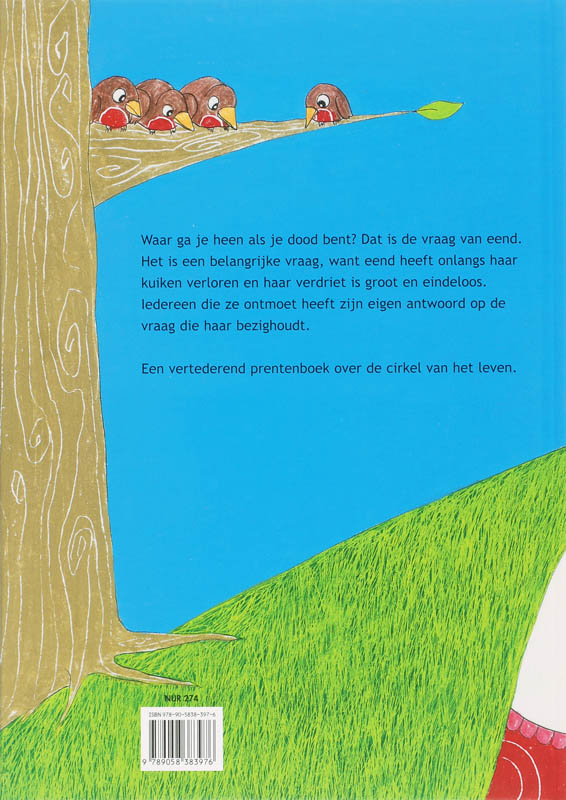 Achterkant van De vraag van eend
