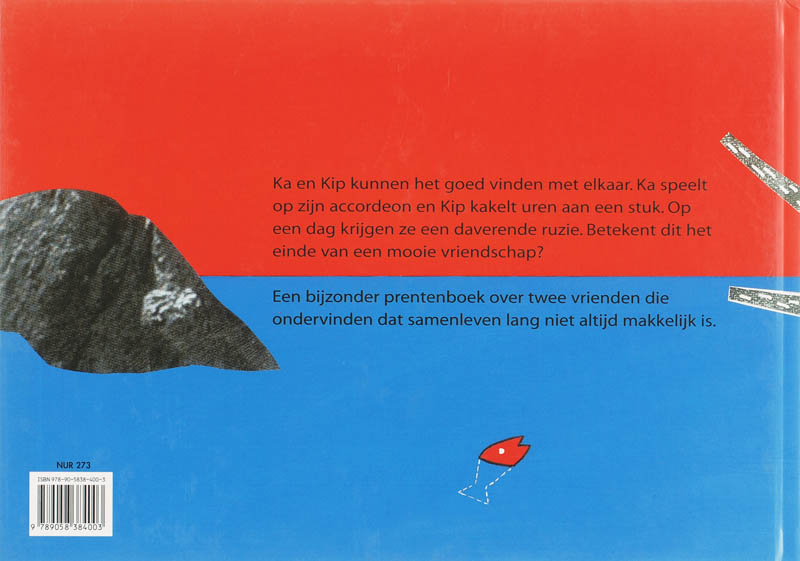 Achterkant van Ka en Kip
