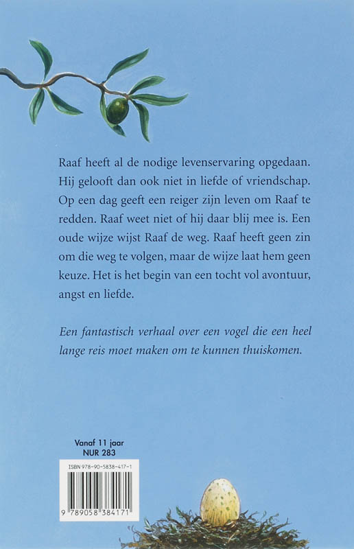 Achterkant van Raaf