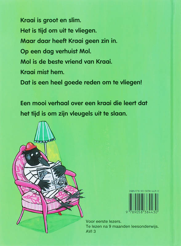 Achterkant van Kraai moet vliegen