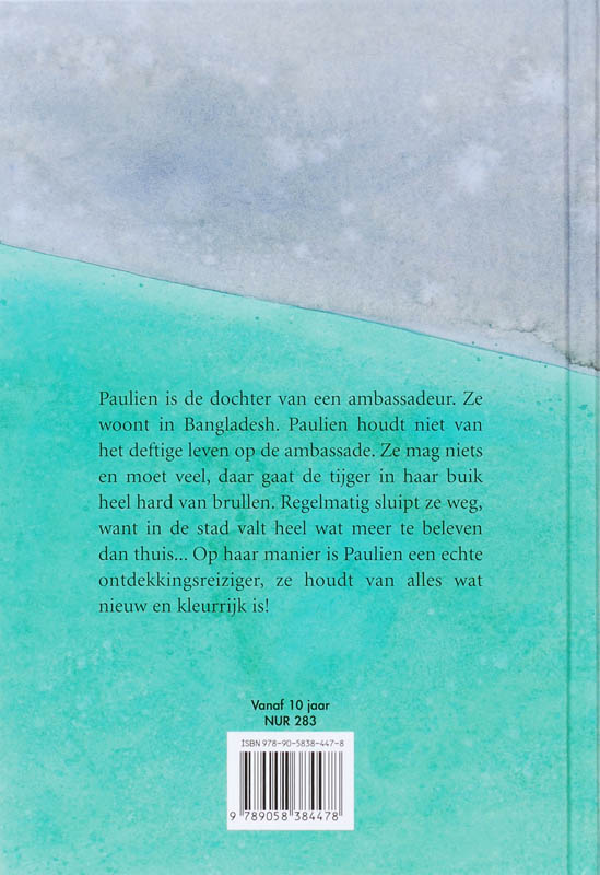 Achterkant van De tijger van Paulien