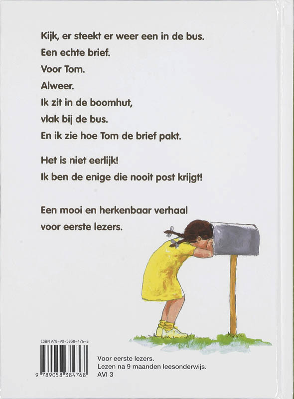 Achterkant van De brief