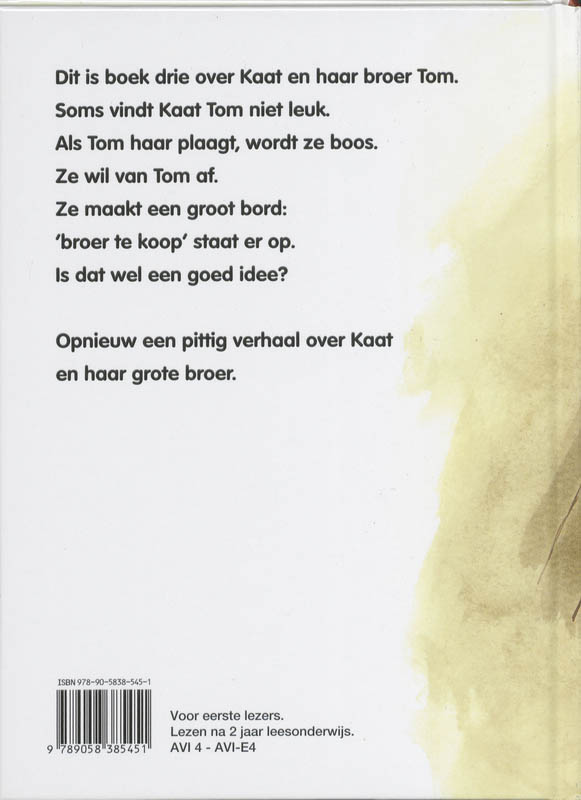 Achterkant van Broer te koop