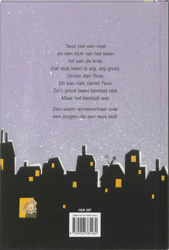 Achterkant van De reus van Teus