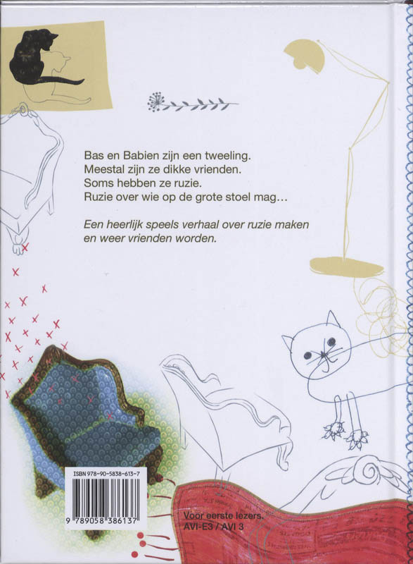 Achterkant van De luie stoel