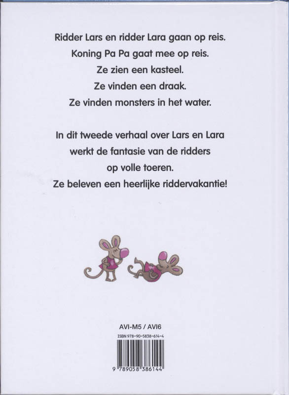 Achterkant van Vlam de draak
