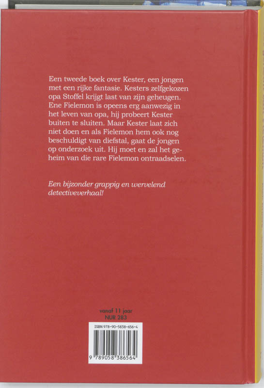 Achterkant van Het geheim van Fielemon