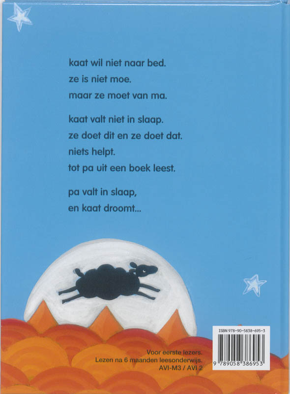 Achterkant van Ik kan niet slapen