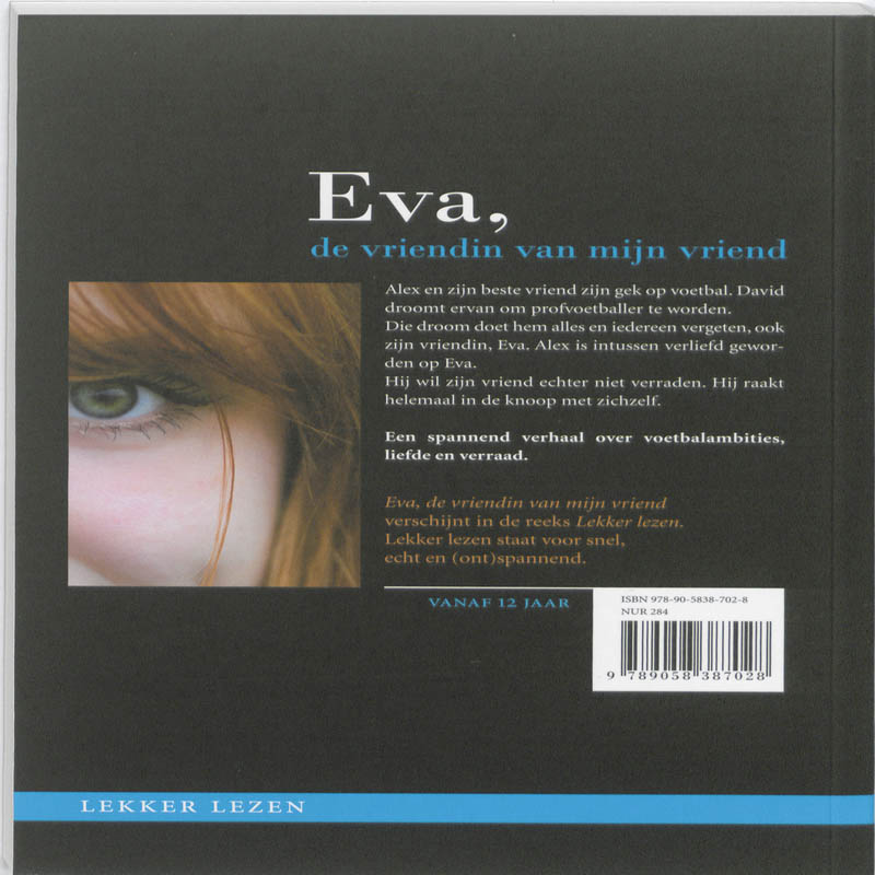 Achterkant van Eva, de vriendin van mijn vriend