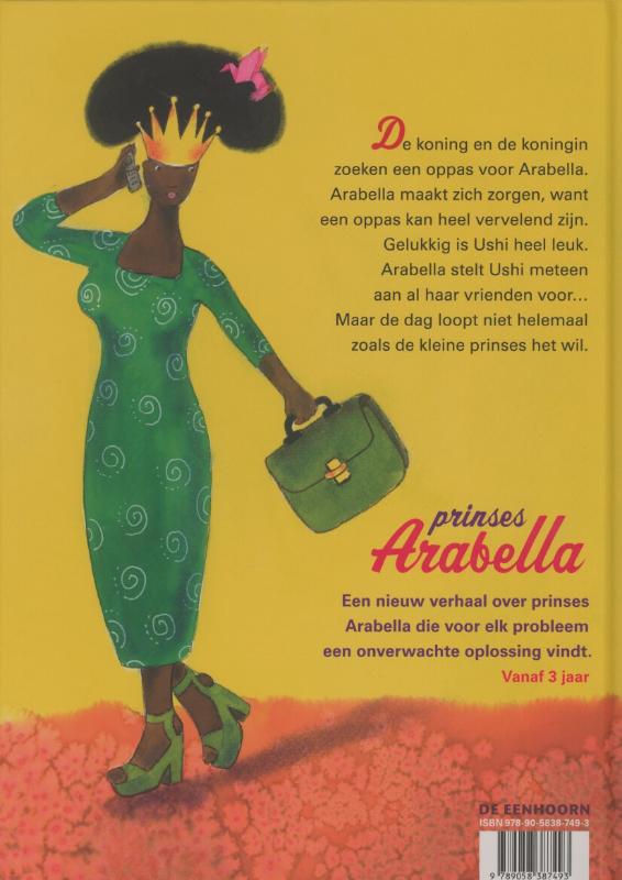 Achterkant van Prinses Arabella en de oppas