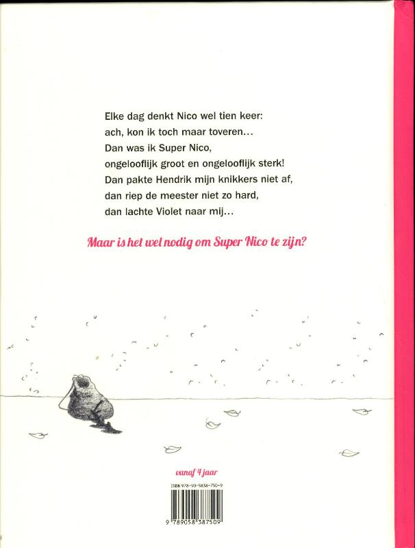 Achterkant van Als ik groot en sterk was