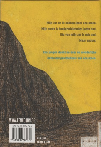 Achterkant van Twee stenen