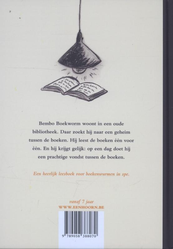 Achterkant van Het geheim tussen de boeken