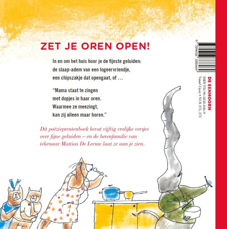 Achterkant van Mijn fijne geluidenboekje