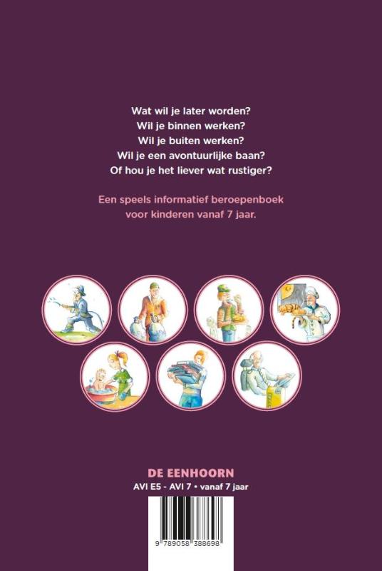 Achterkant van Later word ik