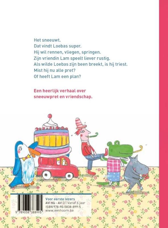 Achterkant van Lam en Loebas