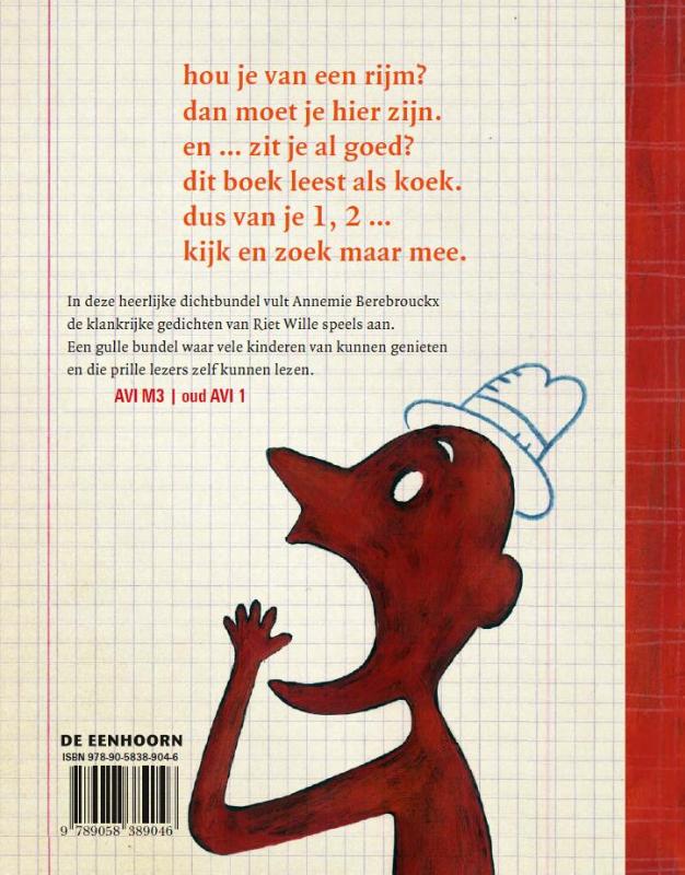 Achterkant van Die hoed zit goed