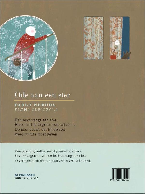 Achterkant van Ode aan een ster