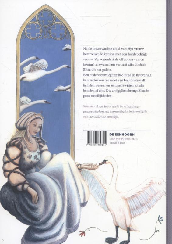 Achterkant van Wilde zwanen