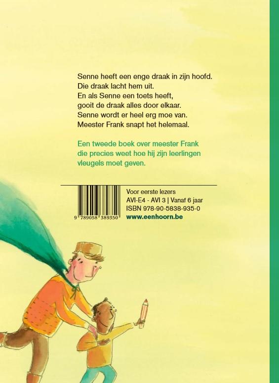 Achterkant van Meester Frank en de draak
