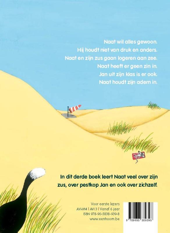 Achterkant van Naat ik hou mijn adem in!