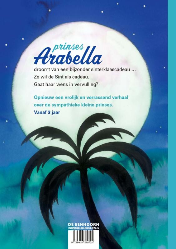 Achterkant van Prinses Arabella en de Sint