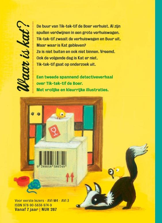 Achterkant van Waar is Kat?