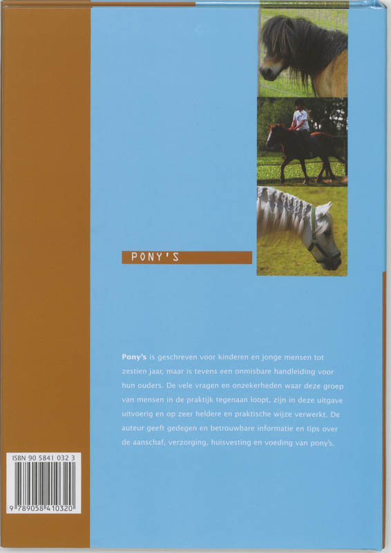 Achterkant van Pony's