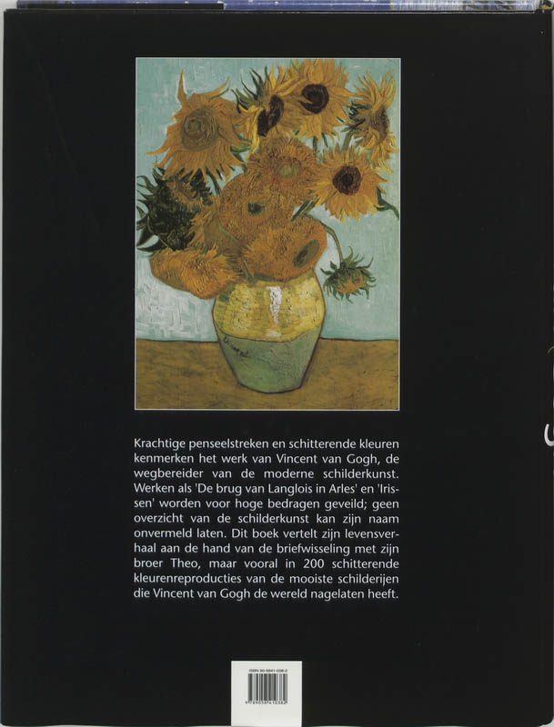 Achterkant van Vincent van Gogh