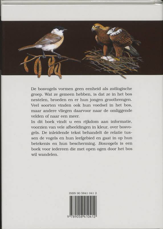 Achterkant van Bosvogels