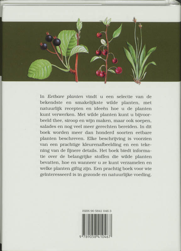 Achterkant van Eetbare planten