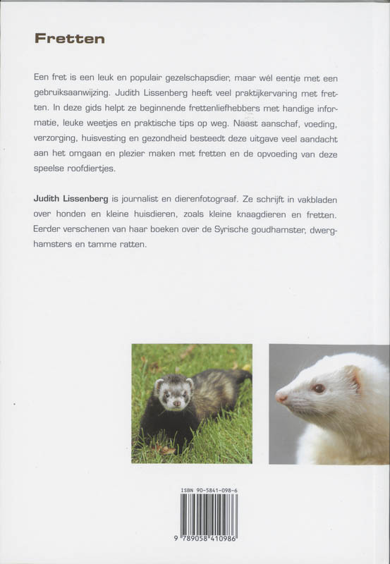 Achterkant van Fretten