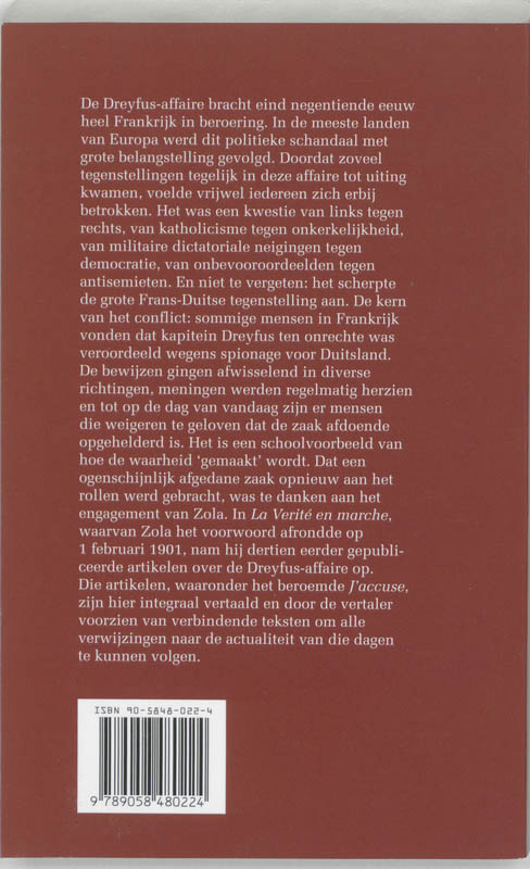 Achterkant van De waarheid rukt op