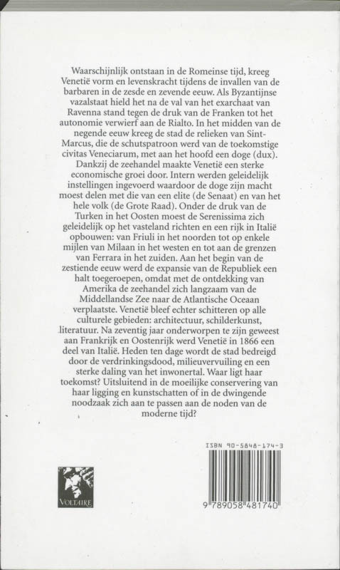 Achterkant van Geschiedenis van Venetie
