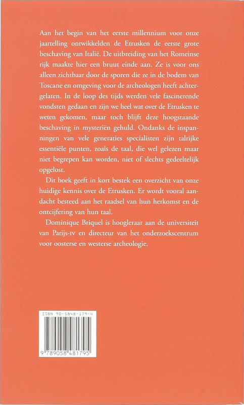 Achterkant van De Etrusken