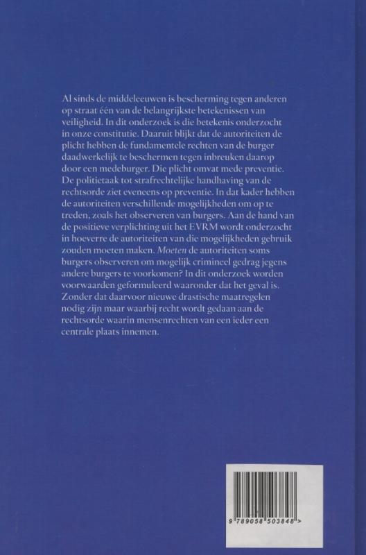 Achterkant van Veiligheid als opdracht