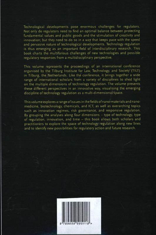 Achterkant van Dimensions of technology regulation