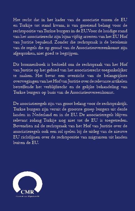 Achterkant van Rechten van Turkse burgers op grond van de Associatieovereenkomst EEG-Turkije