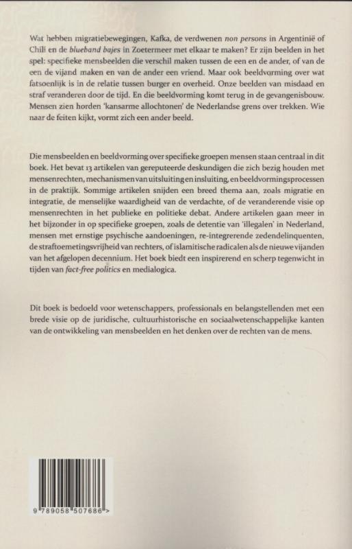 Achterkant van Mensbeeld, beeldvorming en mensenrechten