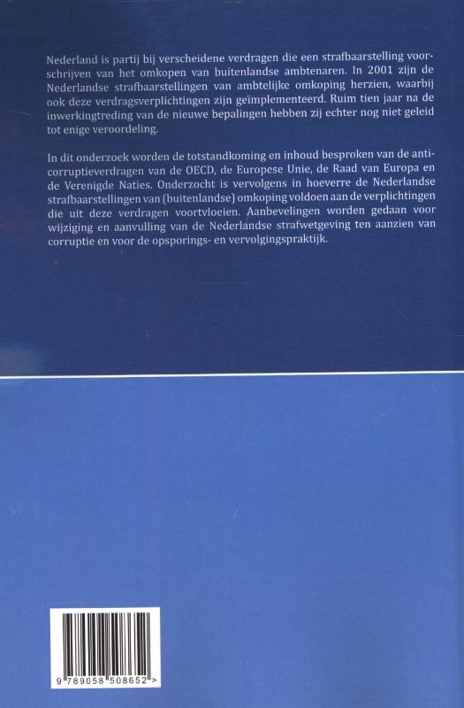 Achterkant van Omkoping bestraft?