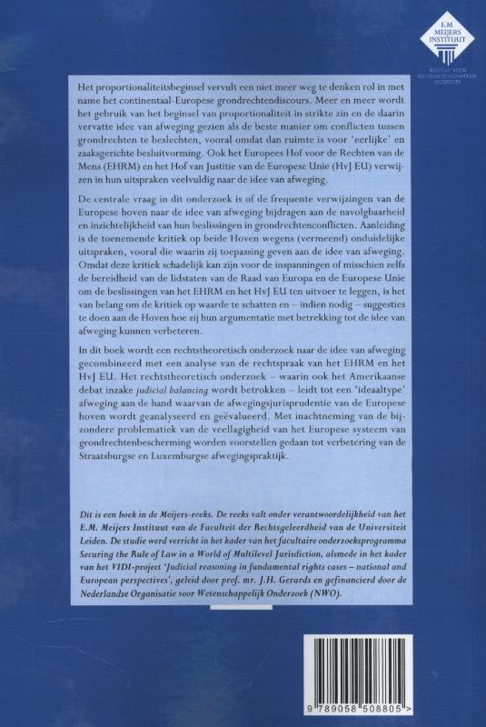 Achterkant van Proefschrift